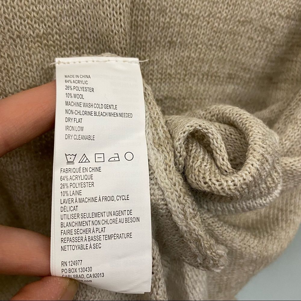 NWOT PrAna Nightingale Sweater in Stone - Picture 10 of 13